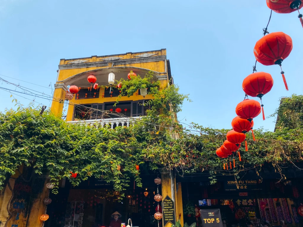 Hoi An Building and Lanterns